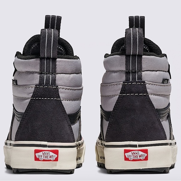 Vans Men's sk8 hi waterproof Black and Gray High-Top Sneakers Size 9 New In Box - Picture 4 of 6